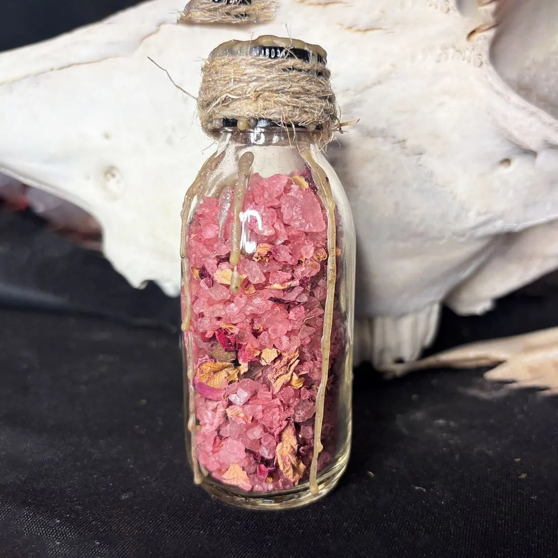 Магическая розовая соль "Женское счастье" для ванны