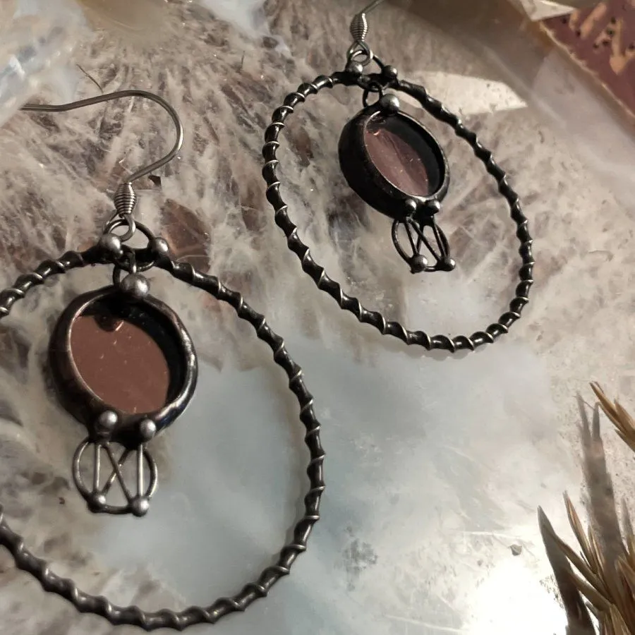 Серьги "Акробатка Луна"