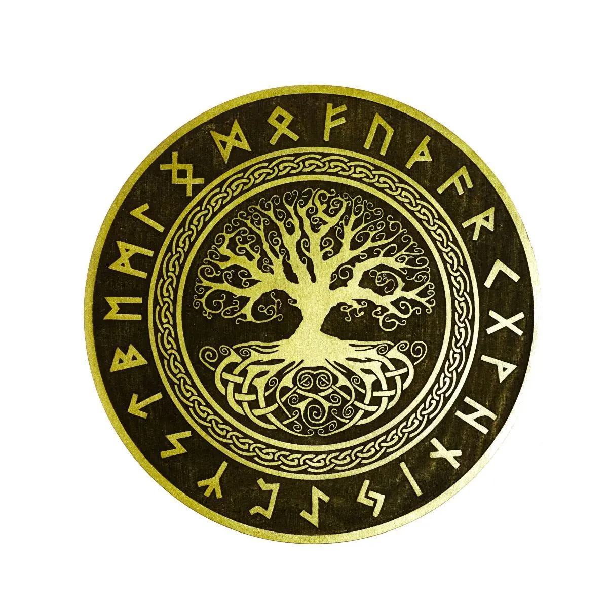 Алтарь "Иггдрасиль в руническом круге", 24 см