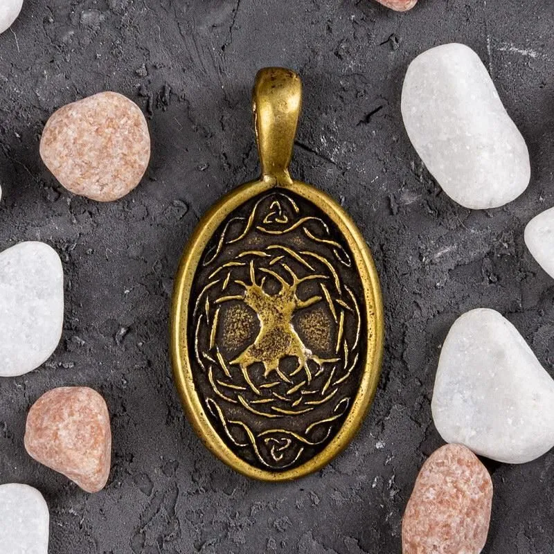 Бронзовый рунический талисман "Феху"