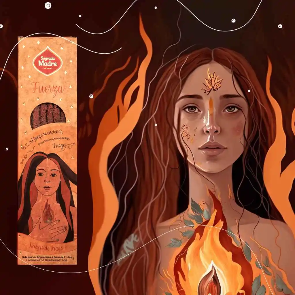 Благовония Sagrada Madre "Огонь" Кровь дракона (серия 5 Elements)