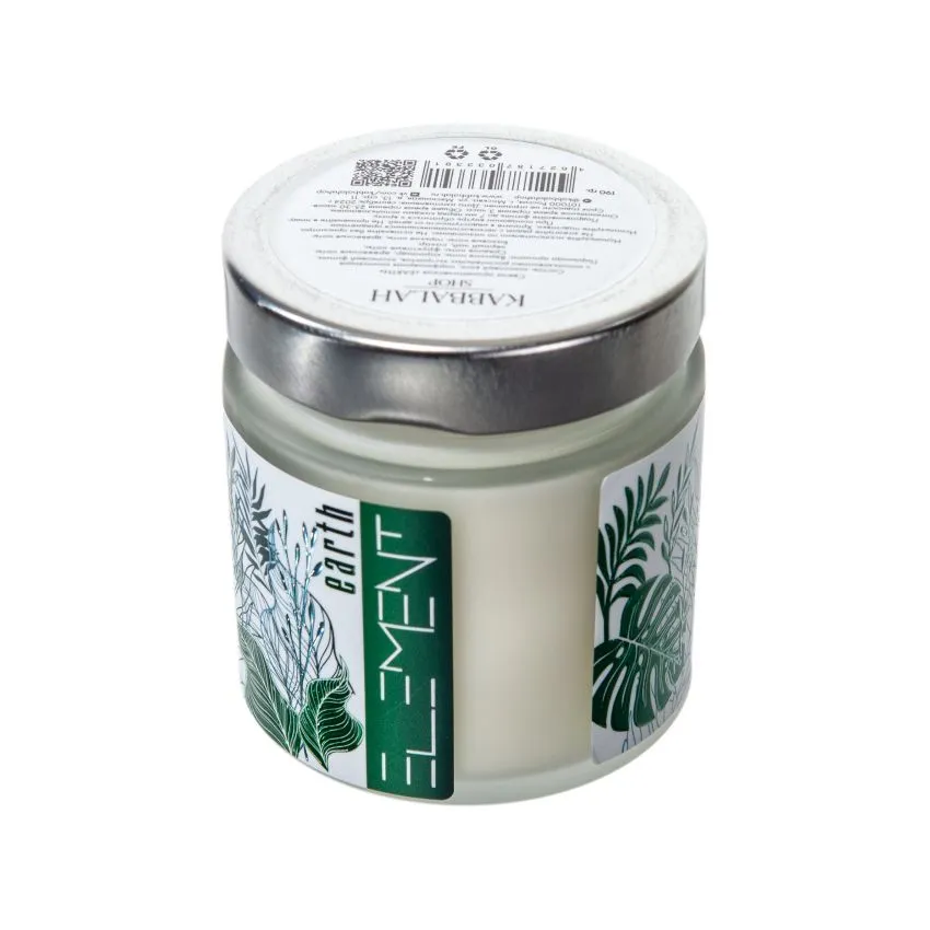 Свеча ароматическая "Стихия Земли" в баночке