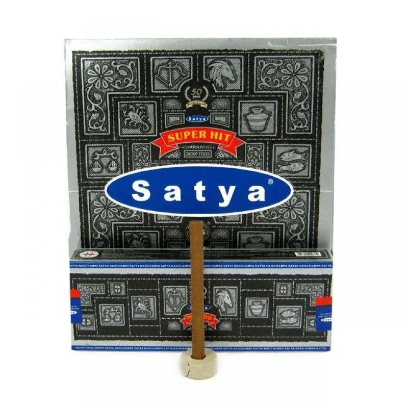 Безосновные благовония Satya "Супер Хит" (Super Hit dhoop sticks)