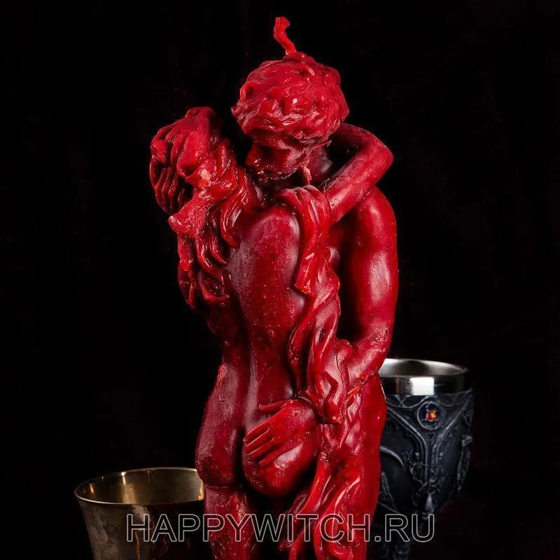 Свеча с травами "Возлюбленные"