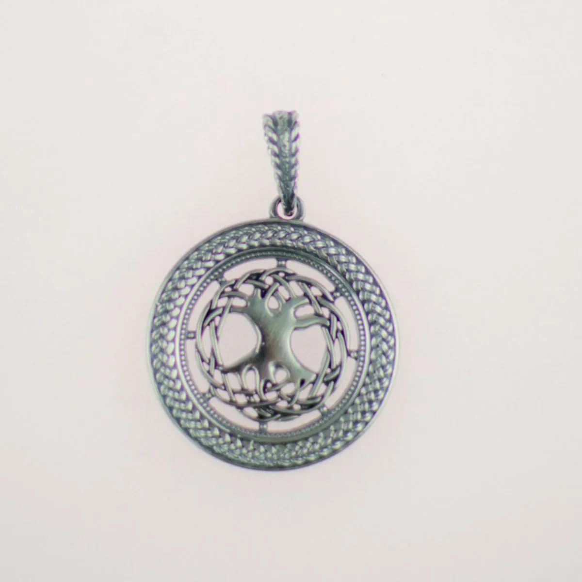 Подвеска "Древо жизни" с серебрением