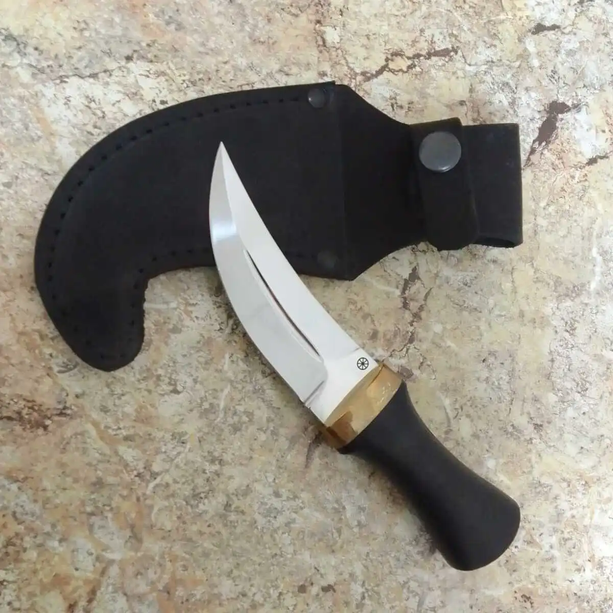 Кинжал "Джамбия" из дамасской стали (новый дизайн), ножны в комплекте