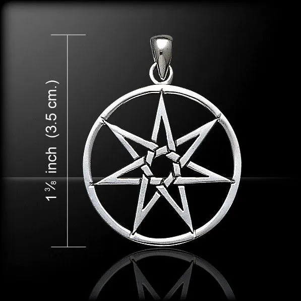 Подвеска "Звезда эльфов" с серебрением