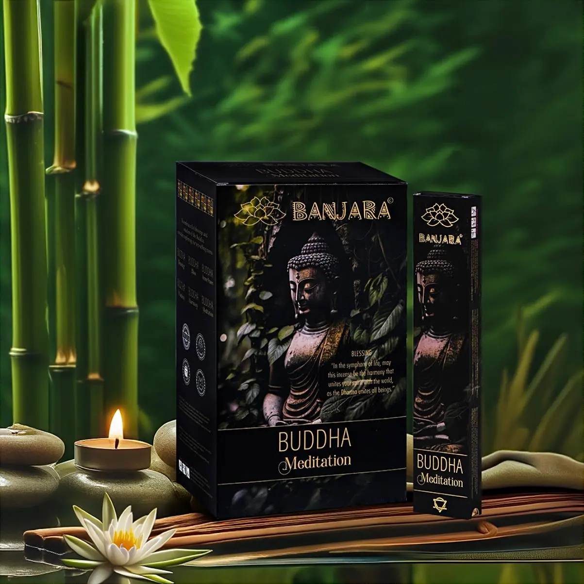 Индийские благовония "Медитация Будды" BANJARA (серия BUDDHA)