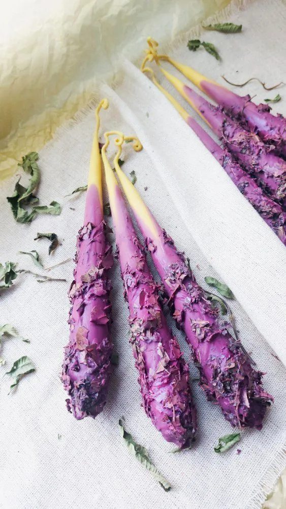 Свеча программная маканая "Лавровый венок"