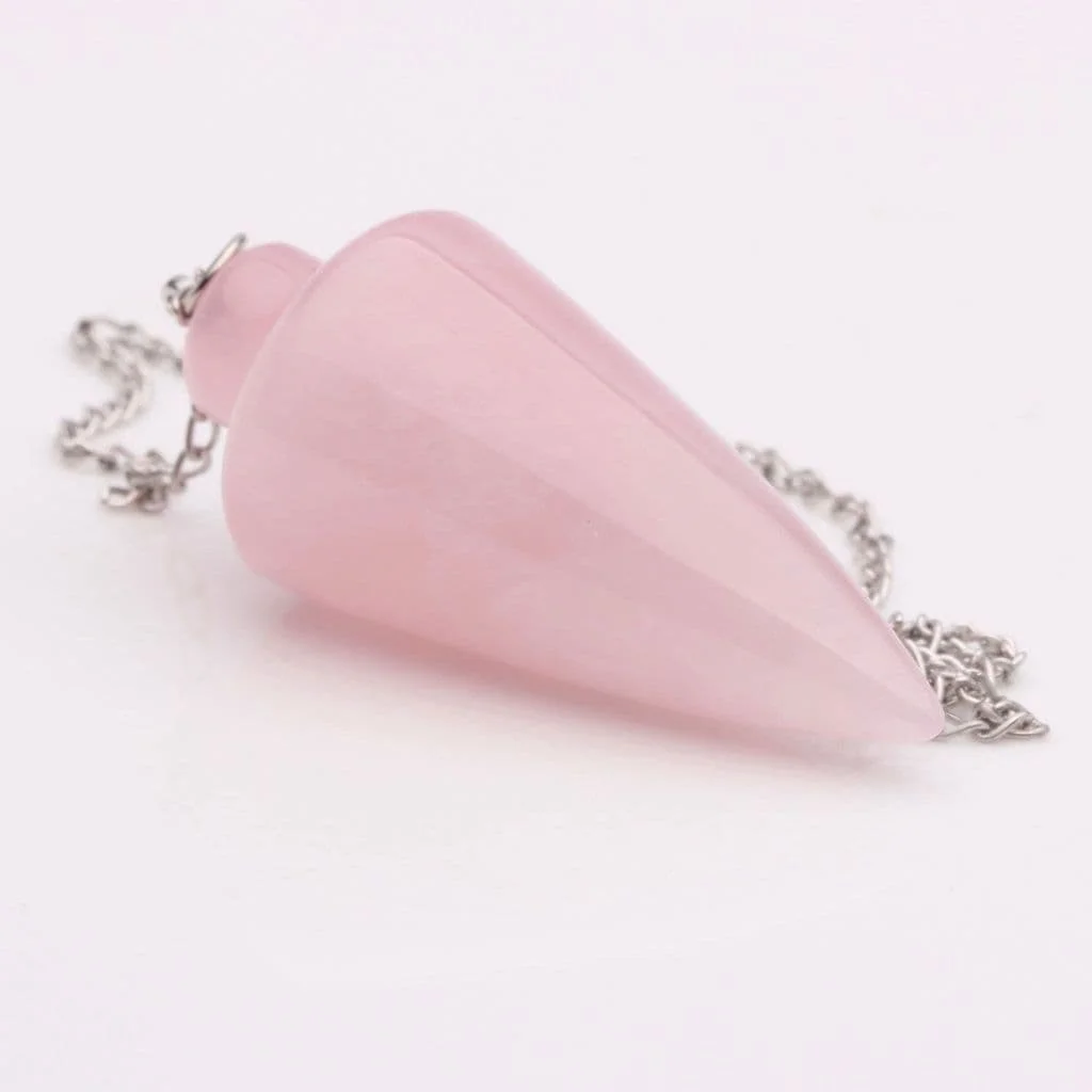 Маятник "Биополе" из розового кварца