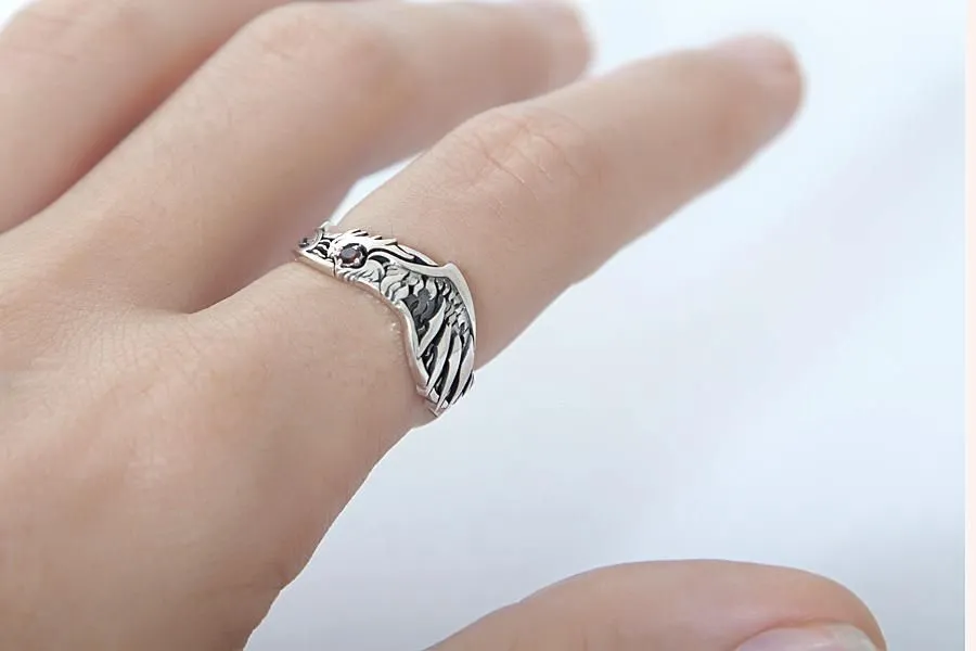 Кольцо "Однокрылый феникс"