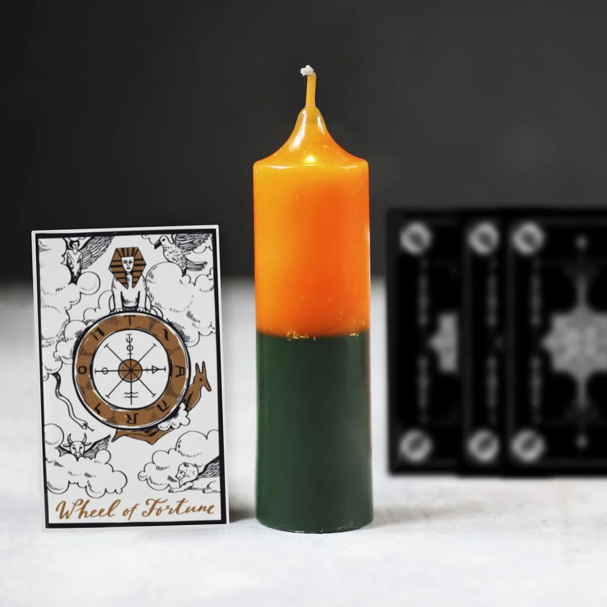 Свеча Таро "Фортуна"