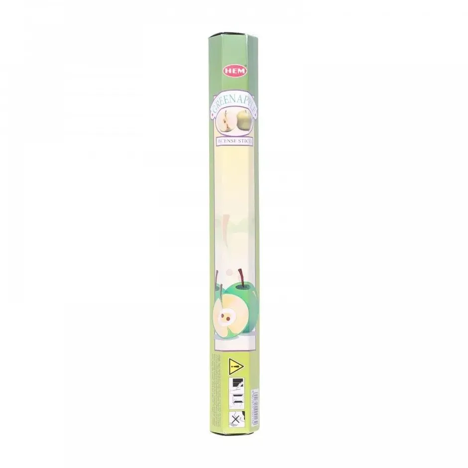 Благовония HEM Hexa Green Apple "Зеленое яблоко"