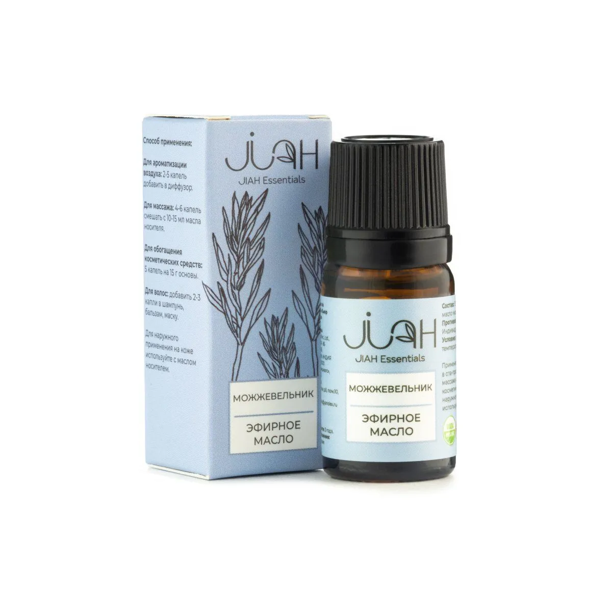 Эфирное масло JIAH Essentials "Можжевельник", 10 мл