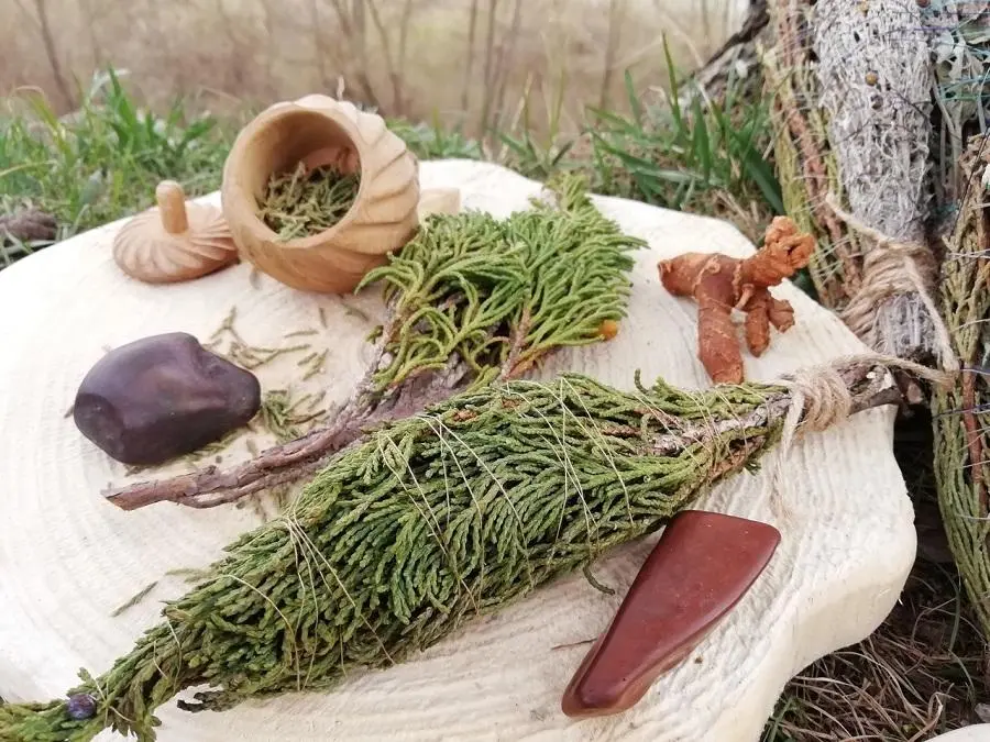 Набор скруток для окуривания "Ведьмины травы" (артыш, мята, багульник)