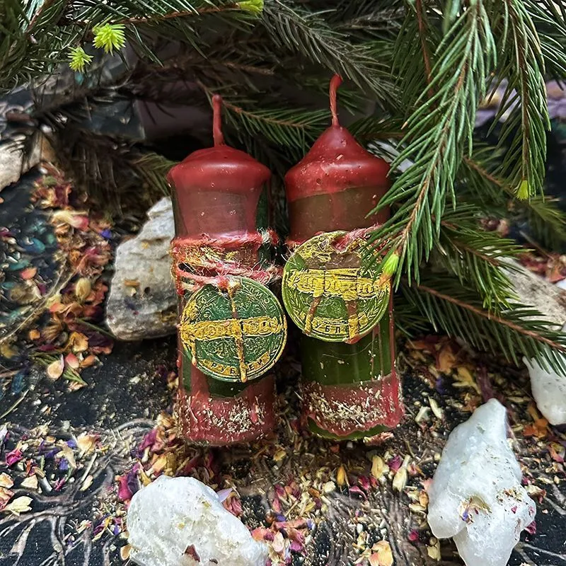 Свеча "На Миллион" с базиликом, розмарином, пачули