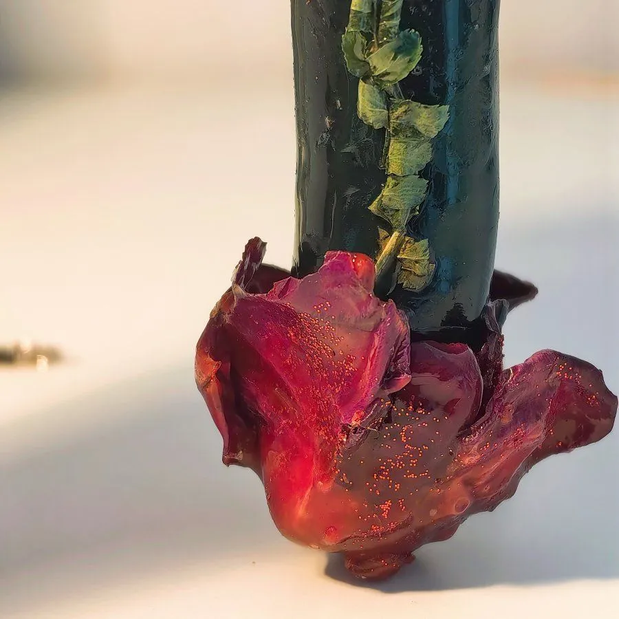 Катаная свеча "Хозяйка медной горы - морок на страсть"