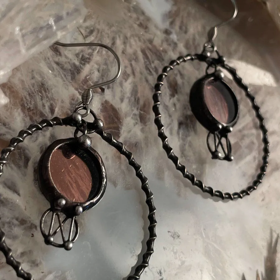 Серьги "Акробатка Луна"