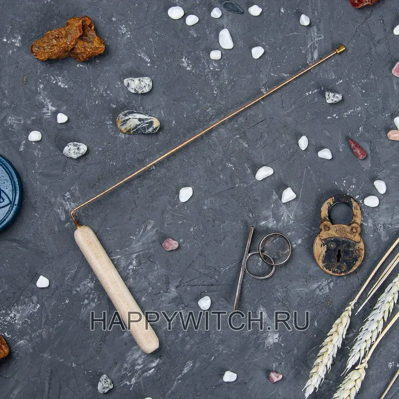 Биолокационная рамка классическая стальная с медным покрытием