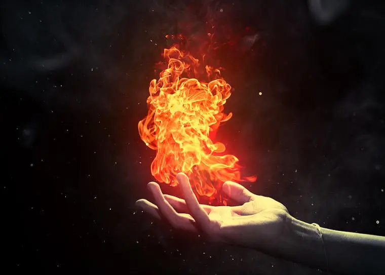Магия огня рук