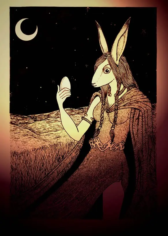 Богиня Остра_кролик