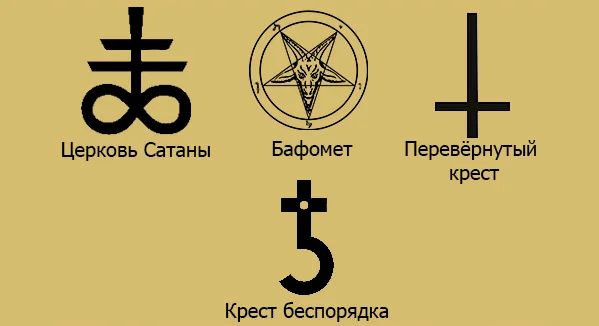 Символы сатанистов