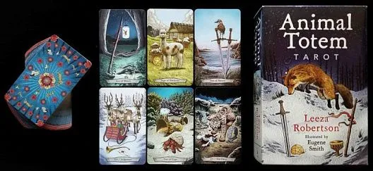 Набор "Animal Totem Tarot" (Таро Тотемных Животных, карты + книга)