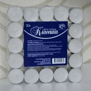 Свеча чайная (50 шт.) фото