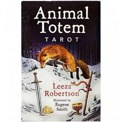 Набор "Animal Totem Tarot" (Таро Тотемных Животных, карты + книга)