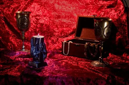 Ритуальная свеча вуду "Семь Лоа"