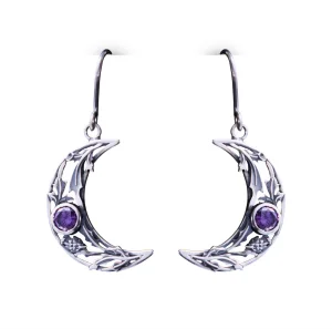 Серебряная серьга