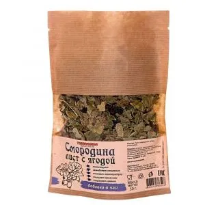 Смородина, лист с ягодой 50 гр Theobroma