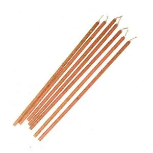 Свеча розовая двухчасовая с цветами яблони