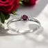 Кольцо "Рубиновый шепот", р.18