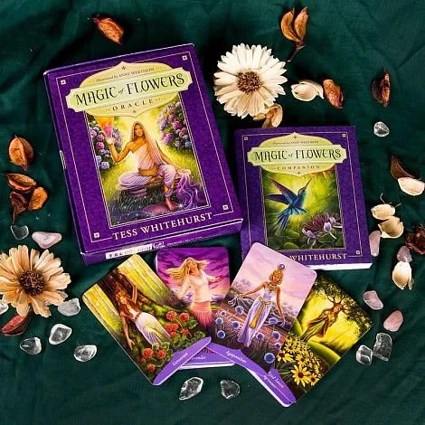 Набор "Magic of Flowers Oracle" (Оракул "Магия цветов", карты + книга)