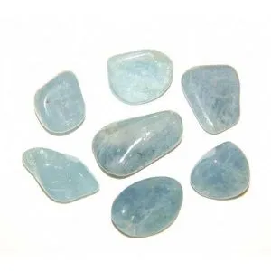 Аквамарин, галтовка 0,5-2,5 см (ок. 8 г), 1 шт.