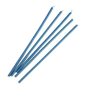 Свеча голубая двухчасовая