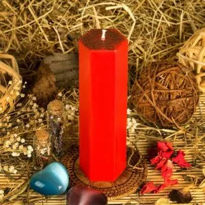 Заговорная свеча с травами 