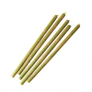 Свеча восковая зеленая четырехчасовая с базиликом