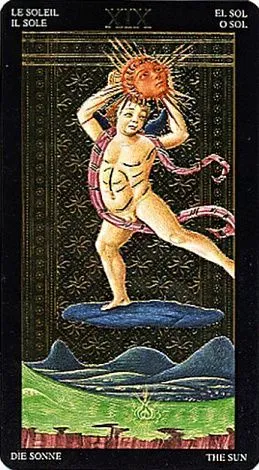 Золотое Таро Висконти, Старшие арканы (Golden Visconti Tarot)