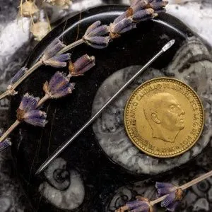 Ритуальная игла "Цирцея" с серебрением фото