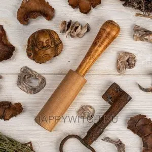 Резонатор для поющих чаш деревянный, 12,5 см фото