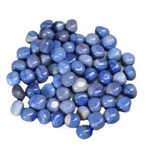 Голубой авантюрин, галтовка