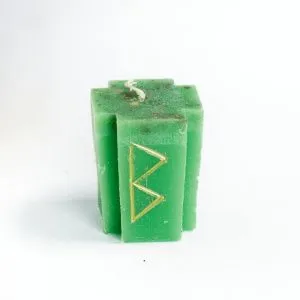 Свеча-крест руническая свеча с травами 