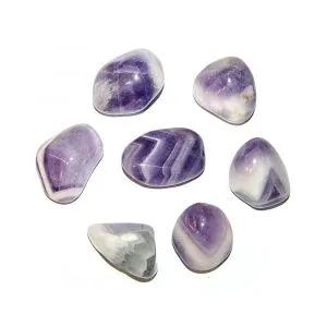 Аметист шевронный, галтовка 0,5-2 см (ок. 20 г), 1 шт. фото