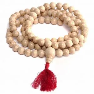 Буддийские четки, 108 бусин, можжевельник