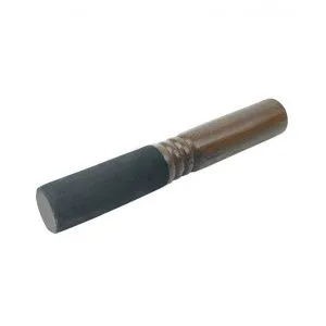 Резонатор для поющей чаши деревянный, обтянутый замшей, 17,5 см