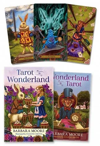 Набор "Tarot in Wonderland" (Таро в Стране Чудес, карты + книга)