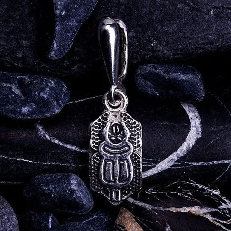 Серебряная подвеска "Скарабей"