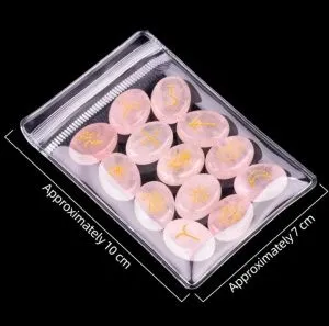 Ведьмины руны, розовый кварц